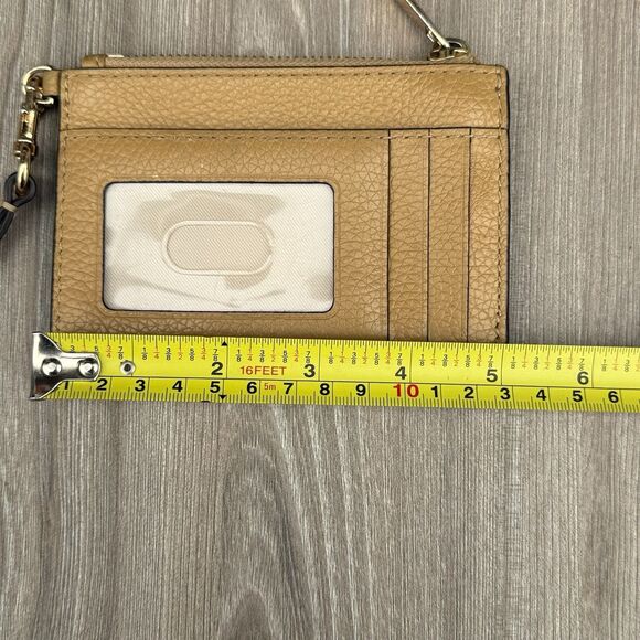 Marc Jacobs Groove Top Zip Wristlet Brown Card Holder S102L01RE22 - Picture 8 of 9